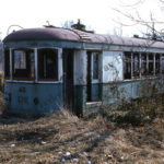 Car 172 after retirement, before scrapping.