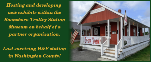 The Boonsboro Trolley Station Museum building
